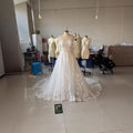 New Exquisite Wedding Dress Off-Shoulder Sleeveless Backless Puffy Bridal Gown