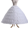 Wedding Dress Ruffle Modal Petticoat 6 Steel Hoops Enlarged Performance Costume Six-Ring Underskirt