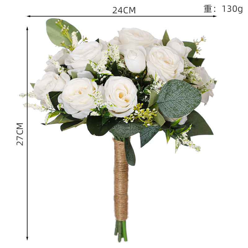 Bridal Bouquets Eternal Home Decor Bridesmaids Holding Flowers