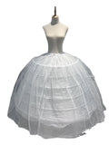 Six-Ring Petticoat Thickened Large-Diameter MODAL Tulle Ultra-Puffy Ball Performances Ruffle Adjustable Underskirt