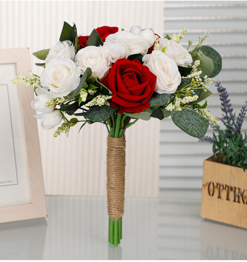 Bridal Bouquets Eternal Home Decor Bridesmaids Holding Flowers