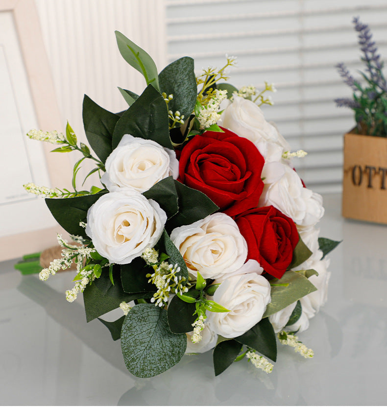 Bridal Bouquets Eternal Home Decor Bridesmaids Holding Flowers